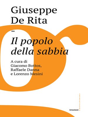 cover image of Il popolo della sabbia